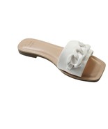 Women Sandals Women&#39;s Viv Chain Slide Sandals Size 6 Off White - $18.80