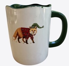 Magenta Merry Christmas Mug Angela Staehling Sketchbook Series Fox Green - £19.42 GBP