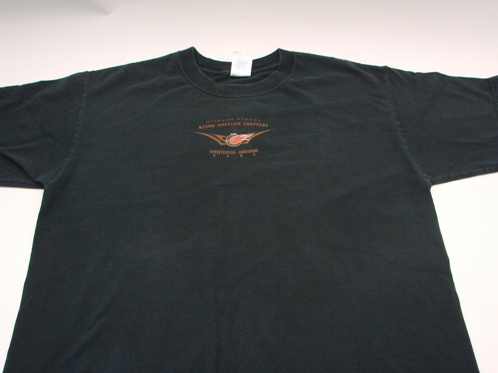 Primary image for Dickson Street Ozark Mountain choppers Arkansas 2005 Black Men's T-shirt Large 