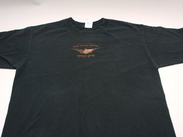 Dickson Street Ozark Mountain choppers Arkansas 2005 Black Men&#39;s T-shirt... - £9.89 GBP