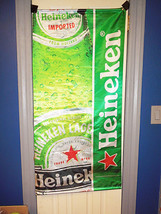 2005 Heineken Banner Vertical Beer Banners 48&quot; Long Novelty Collectors S... - $14.01