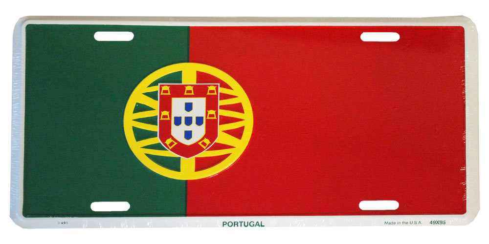 Portugal License Plate - $8.34