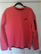 Nike Men&#39;s Sportswear Tech Fleece Crewneck Size: Large Color Lobster CU4... - €94,64 EUR