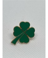Brand New and Beautiful Brooch / Pin Lucky Shamrock Four Leaf Clover - $113.85 MXN