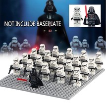 21pcs/lot Lord Darth Vader Leader Stormtroopers Star Wars Minifigures Block - £26.31 GBP
