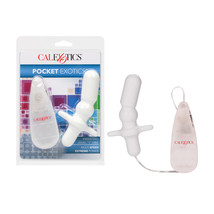 Pocket Exotics Vibrating Anal &quot;T&quot; Vibe Gray - $8.90