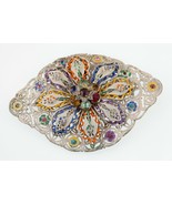 Atemberaubend, Einzigartig Sterlingsilber Handbemalt Filigraner Strass B... - $3,848.54 MXN
