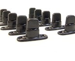 (10 Pack) BLACK Military Canvas Twist Connector Fastener NO SCREWS for H... - $29.95