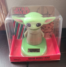 Solar Powered Dancing Bobble Head Toy New - Star Wars Mandalorian - Baby... - £8.74 GBP