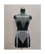Medieval Aluminum Chainmail Top and Skirt Set: Renfaire Cosplay Costum f... - $3,713.17 MXN