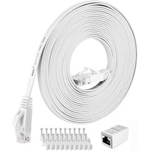 Cat6 Ethernet Cable Flat Network Cable With Rj45 Connectors, High Speed ... - $17.99