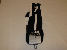Player ID by TCK PCN MED # 7 TWI 1 sock black white vollyball basketball... - £8.19 GBP