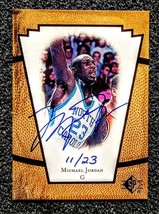 Michael Jordan North Carolina Autograph Card 11/23. Reprint Mint Conditi... - $1.98
