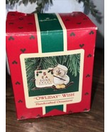 1987 Hallmark Christmas Ornament &quot;Owliday&quot; Wish - $8.02