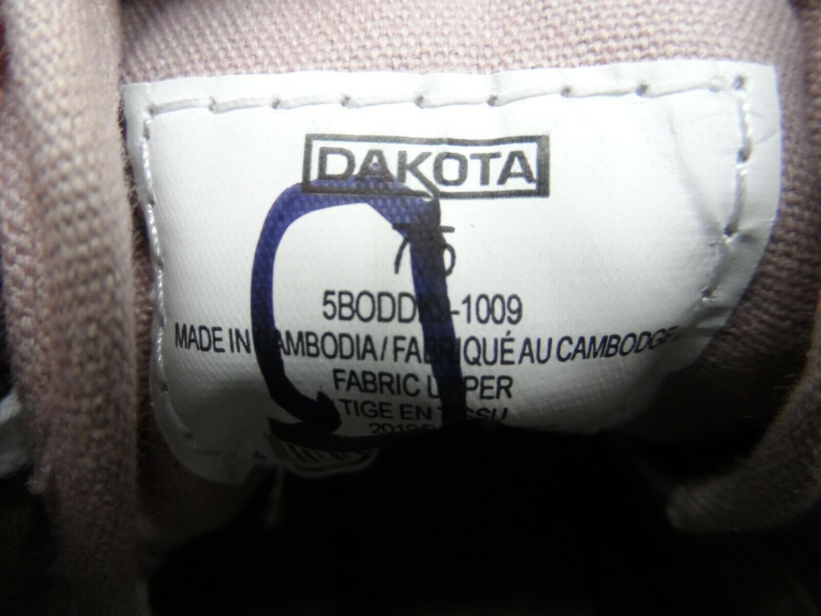 Dakota Women's 1009 Lightweight ATSP Canvas Lace-Up Work Shoes Pink Size 7.5M Item image 8