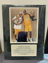 KOBE &amp; SHAQ LOS ANGELES LAKERS PHOTO NBA  2000 WORLD CHAMPIONS - LIMITED... - $3,329.12 MXN