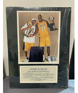 KOBE &amp; SHAQ LOS ANGELES LAKERS PHOTO NBA  2000 WORLD CHAMPIONS - LIMITED... - £142.11 GBP