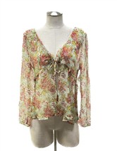 Paisley And Pomegranate chiffon jacket in MINT - size XL - $65.34