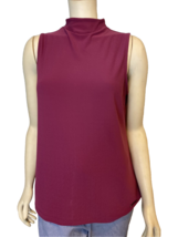 Jones New York Purple High Neck Sleeveless Top Size M - $14.24