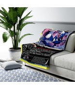 Greninja Pokémon Card Sherpa Fleece Room Décor Custom Anime Winter Blanket - $83.00 CAD+