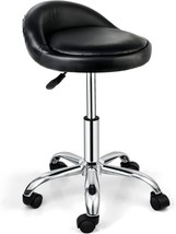 Nova Microdermabrasion Rolling Stool Swivel Salon Stool Chair Adjustable  - $44.77