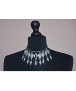 Vintage Armenian Soviet Dangle Drop Necklace, Antique Armenian Necklace - $2,836.88 MXN