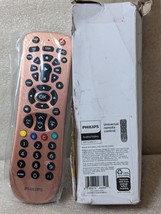 New Philips 3-Device Universal TV Remote Control in Brushed Rose Gold - £6.00 GBP