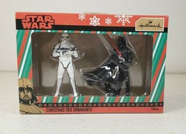 Star Wars Darth Vader Storm Trooper Hallmark Christmas Tree Ornaments NEW  - £15.39 GBP