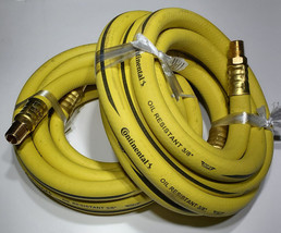 RUBBER WHIP AIR HOSE 3/8&quot; X 10 Foot OIL RESISTANT Continental USA Made 1... - $17.99
