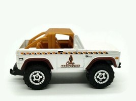 Matchbox Car Ford Bronco 4x4 &#39;72 Mattel MB720 Camp Arrow-Flint Vehicle T... - $8.81