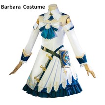 Impact Project Barbara Cosplay Boots Shoes Wig Barbara Girls Princess Dresses Lo - £104.45 GBP