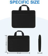 Laptop Sleeve Case 15.6 inch, Durable Travel Laptop Bag Handbag Shockproof Prote - £20.43 GBP