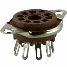NEW - 9 Pin Belton Socket, Bottom Mount Micalex .75" chassis hole - $2.23