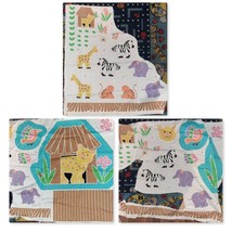 Daisy Kingdom 1992 Jolly Jungle Crib Nursery Fabric Panels &amp; Appliques P... - £6.21 GBP