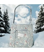 Vera Bradley Beary Merry Model Iconic Triple Zip Hipster Purse Christmas - $1,777.90 MXN