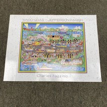 Charles Fazzino Mardi Gras Jefferson Parish Print 2003 Museum Editions C... - £12.25 GBP