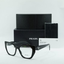 PRADA PR18WV 1AB1O1 Black 54mm Eyeglasses New Authentic - £145.39 GBP