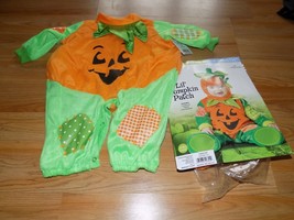 Infant Size 0-6 Months In Character Lil&#39; Pumpkin Patch Halloween Costume New - £16.23 GBP