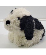 M) Hallmark Cards Cocker Spaniel Plush Sitting Black White Dog Toy 13&quot; - £7.90 GBP