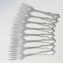 Oneida Mansfield Salad Forks 6 1/4&quot; Lot of 8 Stainless - $29.39