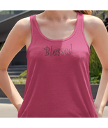 Bella &amp; Canvas Jersey Tank &quot;Blessed&quot; - $410.71 MXN