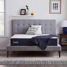 Firm, 10&quot; Memory Foam, Bamboo Charcoal, Hypoallergenic, Lucid, King Size. - £416.81 GBP