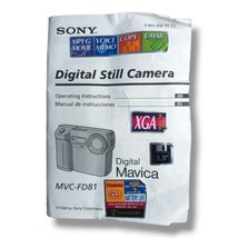 Sony Mavica mvc-fd81 manual only Replacement Book OEM original  - $8.86