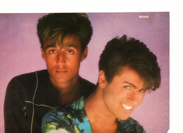 George Michael Wham teen magazine pinup clipping really white teeth Yea Bop - $3.50