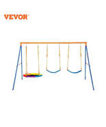 VEVOR Swing Sets for Backyard 600lbs Capacity Swing Set with 1 Saucer Sw... - $1,845.28 MXN+