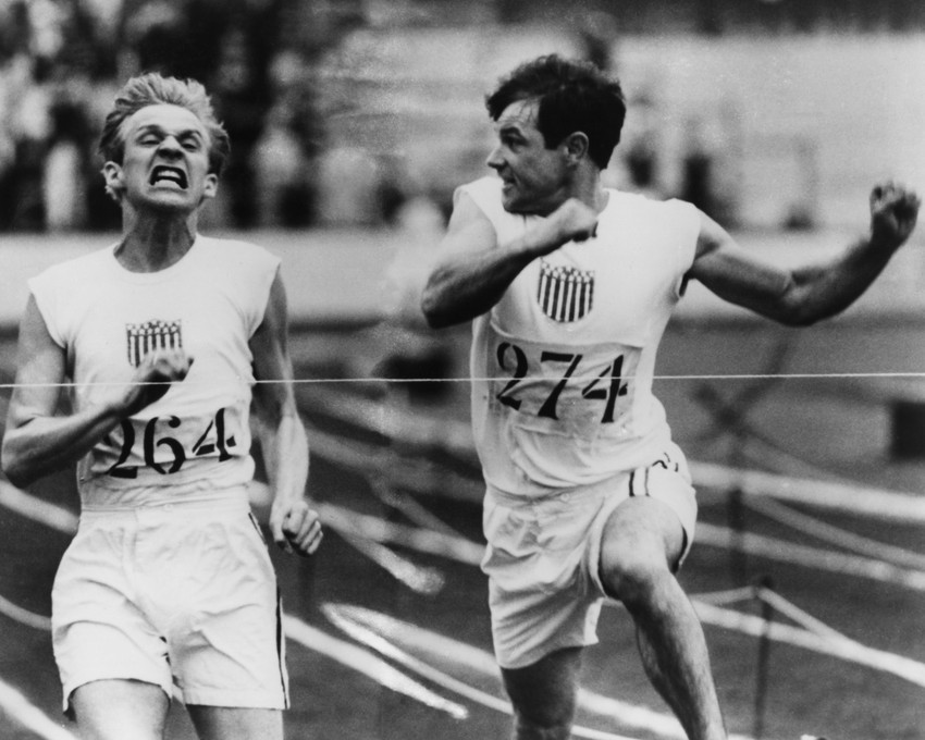 Primary image for Ben Cross and Ian Charleson in Chariots of Fire Classic Finish line Scene 16x20 