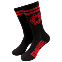 Star Wars Empire Red Symbol Crew Socks Black - $14.98