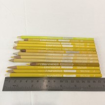Lot of 13 Laurentien Coloured Pencil Crayons Shades Of Yellow Color Art ... - £14.10 GBP