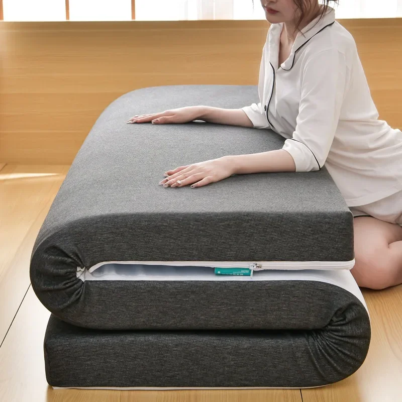 Ss household tatami thickened mattress hard cotton non slip bed mat can be disassembled thumb200