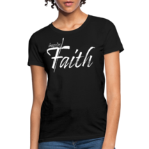Womens T-Shirt, Inspire Faith Graphic Text Tee - £19.70 GBP